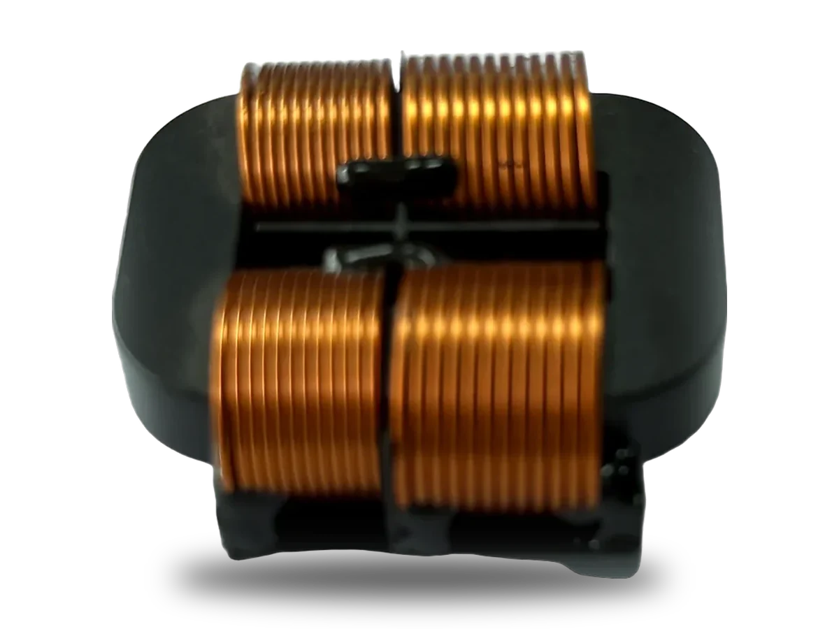 Nanocrystalline two-stage common mode inductor