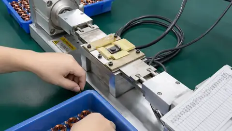 扁平线圈切脚整形工艺