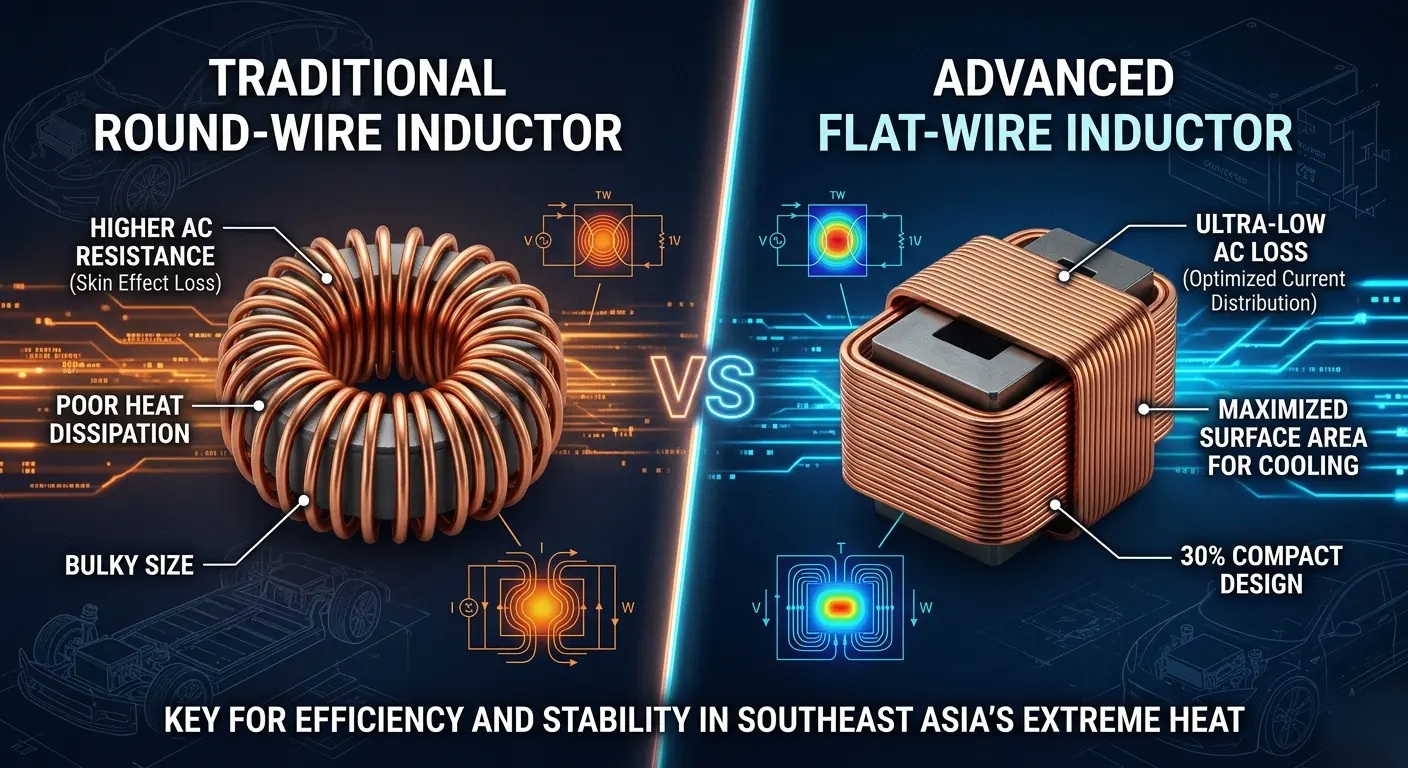 Flat Wire vs Round Wire Inductors: How to Choose?